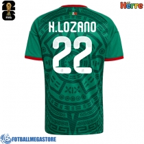 Fotballdrakt Herre Mexico Hirving Lozano #22 Hjemmedrakt VM 2026 Kortermet